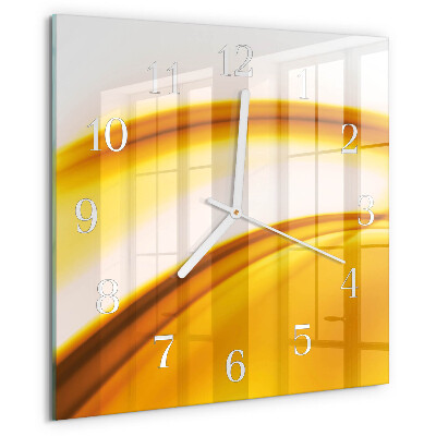 Wanduhr quadratisch Abstrakte Kunst