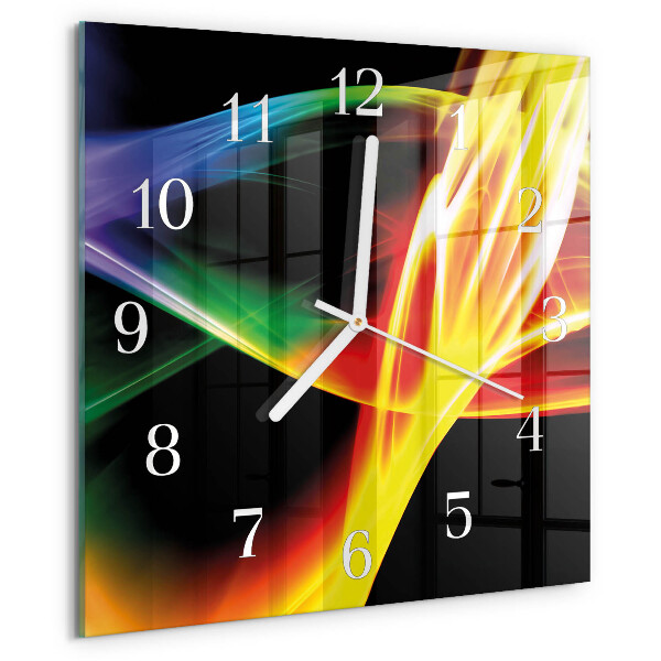 Wanduhr quadratisch Abstraktion