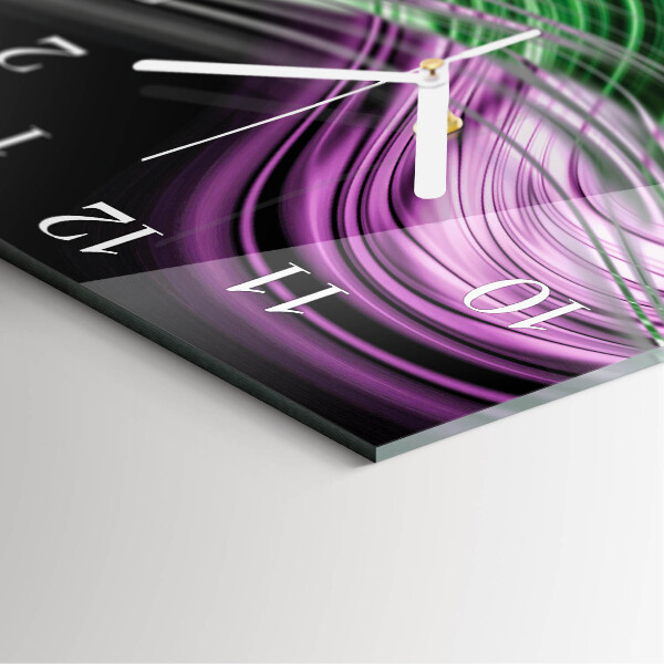 Wanduhr quadratisch Abstrakte Kunst
