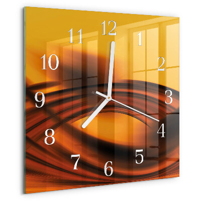 Wanduhr quadratisch Abstraktion