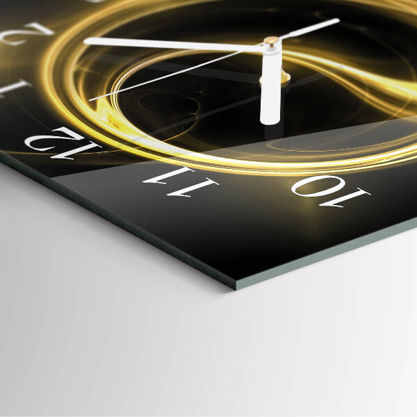 Wanduhr quadratisch Abstraktionskreis