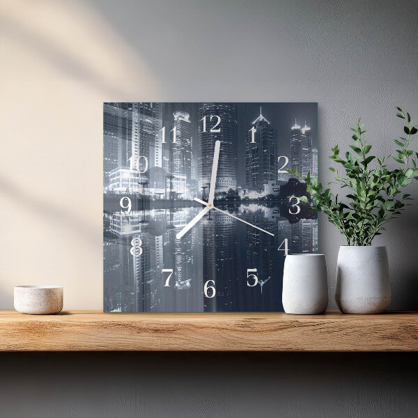 Wanduhr quadratisch Horizont