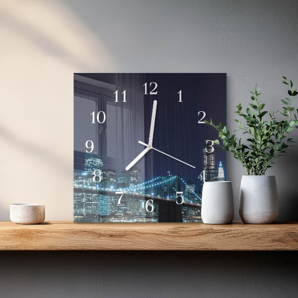 Wanduhr quadratisch Horizont