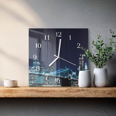 Wanduhr quadratisch Horizont