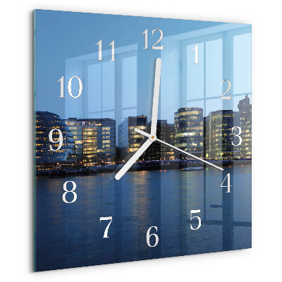 Wanduhr quadratisch Horizont