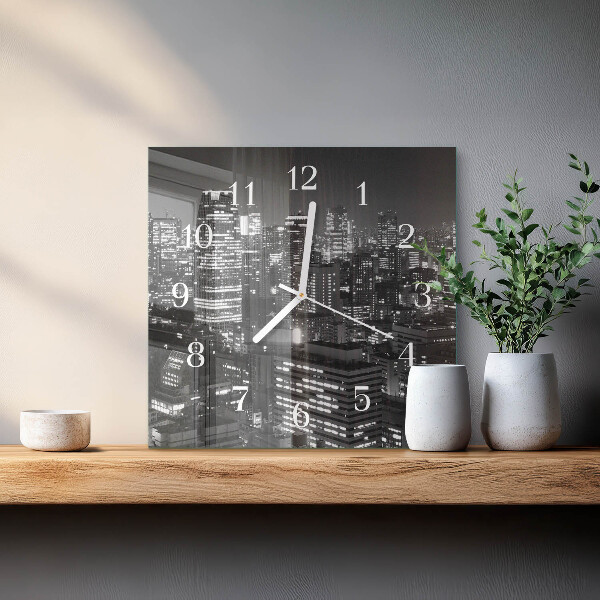 Wanduhr quadratisch Horizont