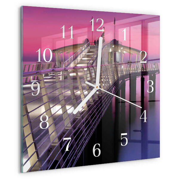 Wanduhr quadratisch Pier