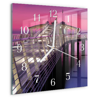 Wanduhr quadratisch Pier