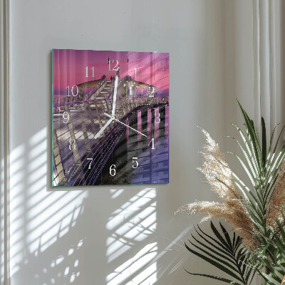 Wanduhr quadratisch Pier