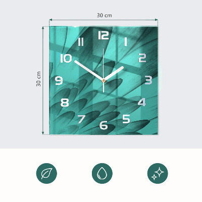 Wanduhr quadratisch Horizont