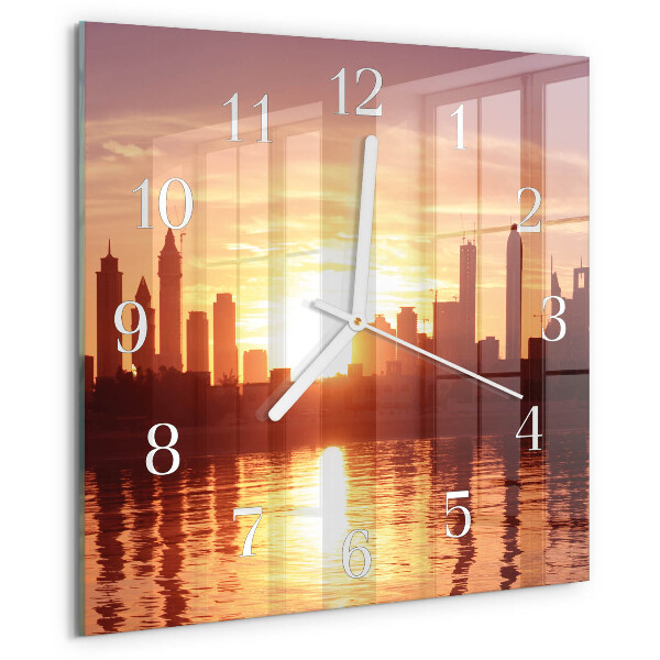 Wanduhr quadratisch Horizont