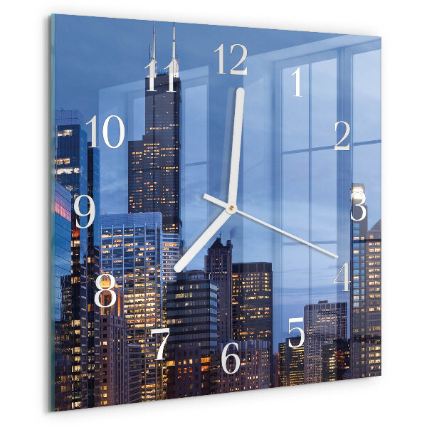 Wanduhr quadratisch Horizont