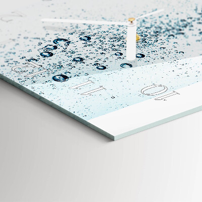 Wanduhr quadratisch Wasser