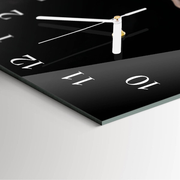 Wanduhr quadratisch Frau