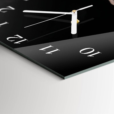 Wanduhr quadratisch Frau