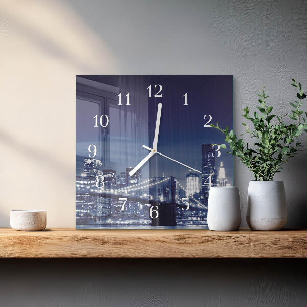 Wanduhr quadratisch Horizont