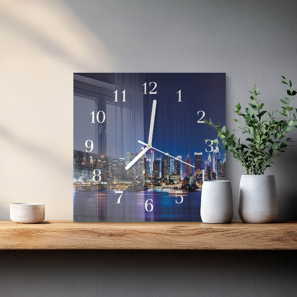 Wanduhr quadratisch Horizont