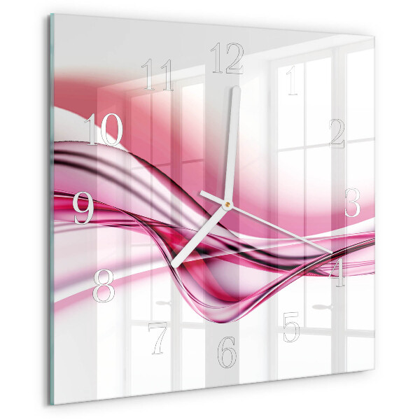 Wanduhr quadratisch Abstrakte Kunst