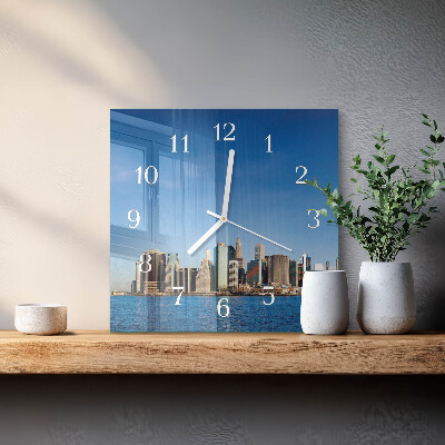 Wanduhr quadratisch Horizont