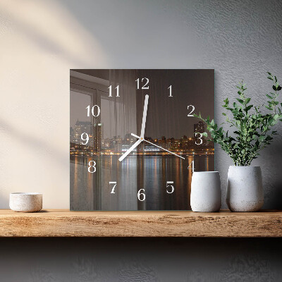 Wanduhr quadratisch Horizont