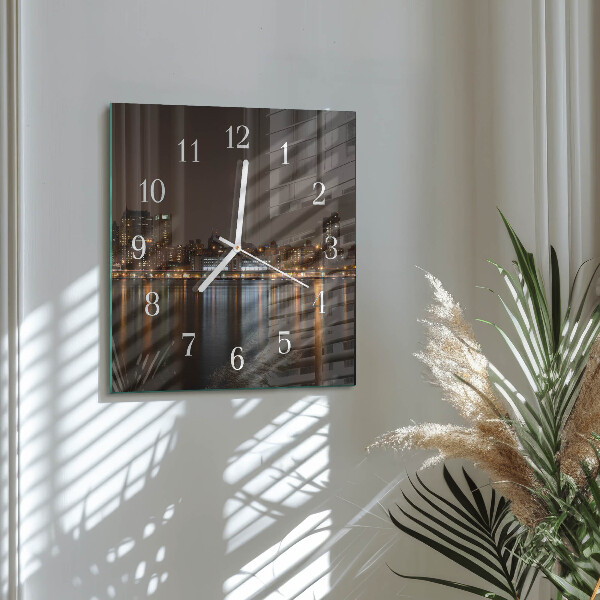 Wanduhr quadratisch Horizont