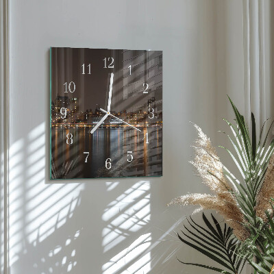 Wanduhr quadratisch Horizont