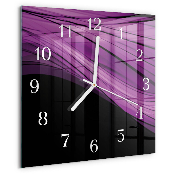Wanduhr quadratisch Abstraktion