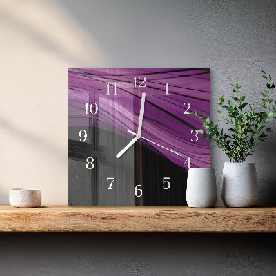 Wanduhr quadratisch Abstraktion