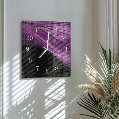 Wanduhr quadratisch Abstraktion
