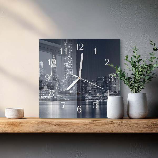 Wanduhr quadratisch Horizont