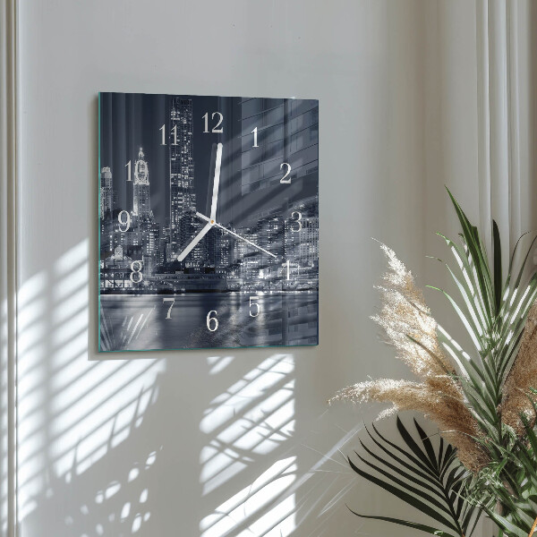 Wanduhr quadratisch Horizont