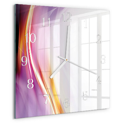 Wanduhr quadratisch Abstraktion