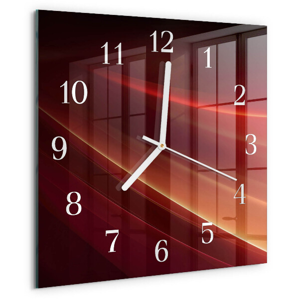 Wanduhr quadratisch Abstraktion