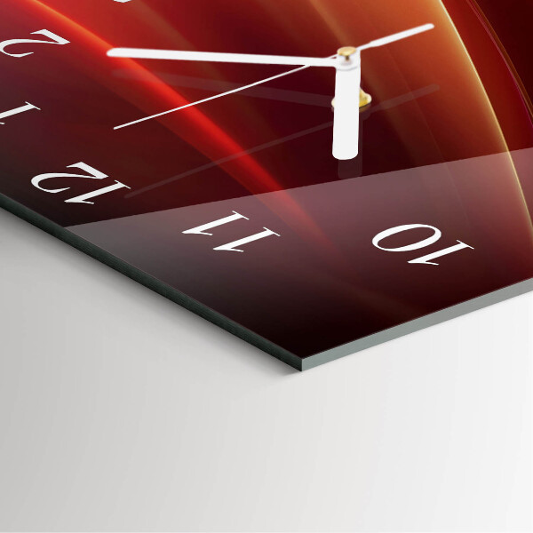 Wanduhr quadratisch Abstraktion