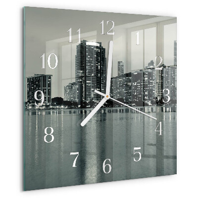 Wanduhr quadratisch Horizont