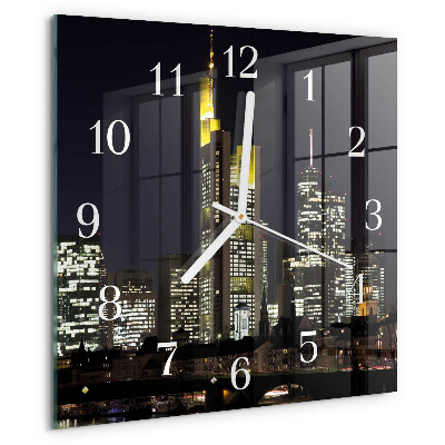 Wanduhr quadratisch Horizont
