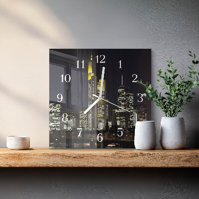 Wanduhr quadratisch Horizont