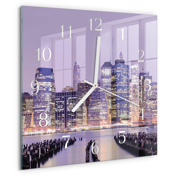 Wanduhr quadratisch Horizont