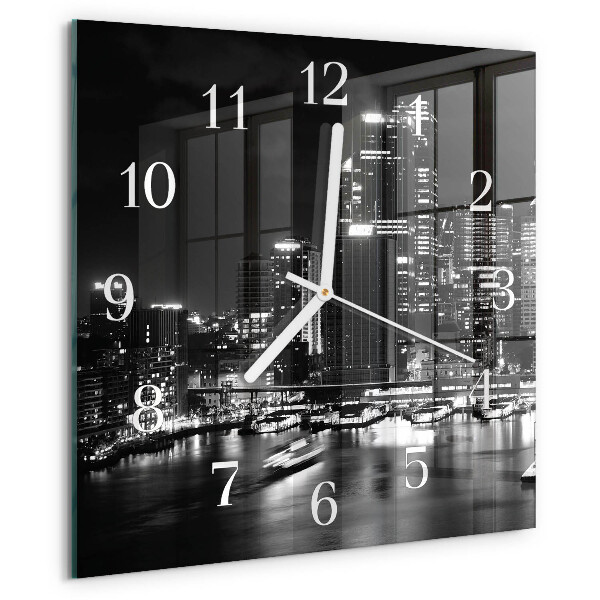 Wanduhr quadratisch Horizont