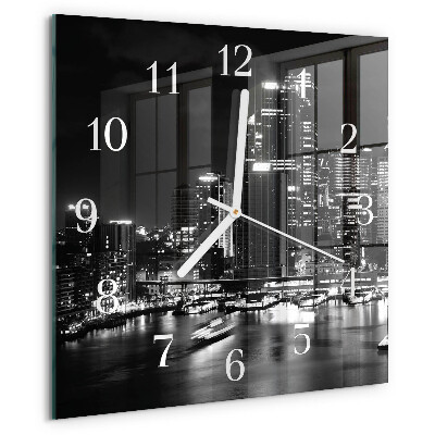 Wanduhr quadratisch Horizont