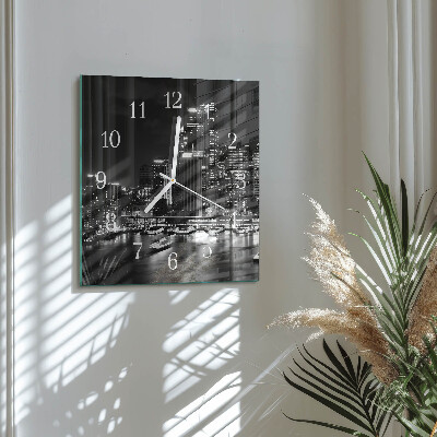 Wanduhr quadratisch Horizont