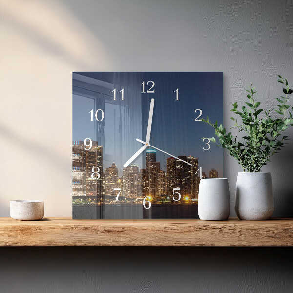 Wanduhr quadratisch Horizont