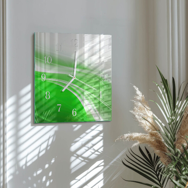 Wanduhr quadratisch Abstraktion