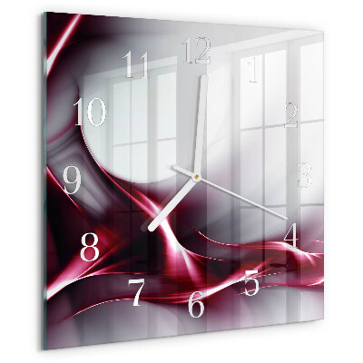 Wanduhr quadratisch Abstraktion