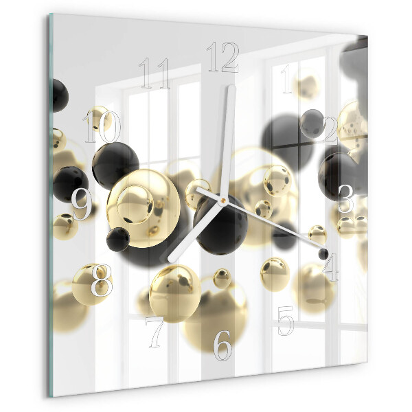 Wanduhr quadratisch Abstraktion