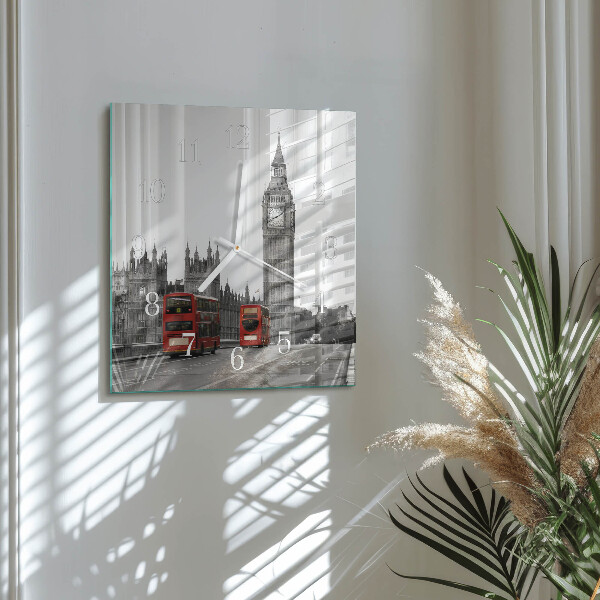 Wanduhr quadratisch London