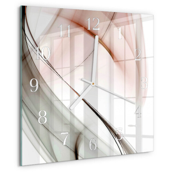 Wanduhr quadratisch Abstraktion