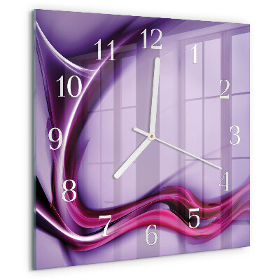Wanduhr quadratisch Abstraktion