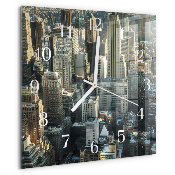 Wanduhr quadratisch Horizont