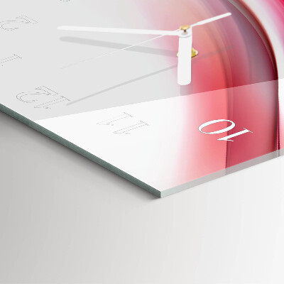 Wanduhr quadratisch Abstraktion